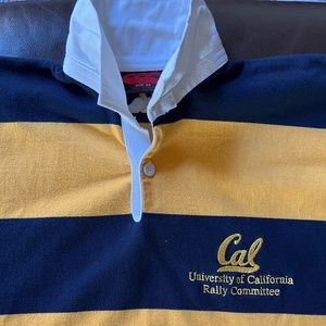 CAL BEARS UC BERKELEY RUGBY SHIRT XS CANTERBURY UNIVERSITY CALIFORNIA